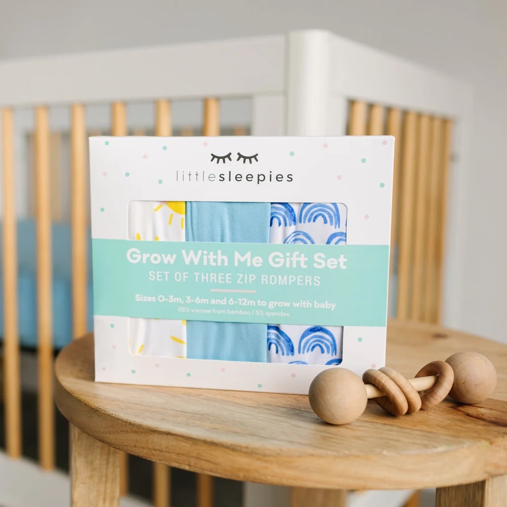 NWT Little Sleepies Grow With Me Zippy Gift Box